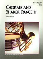 Chorale and Shaker Dance II Concert Band sheet music cover